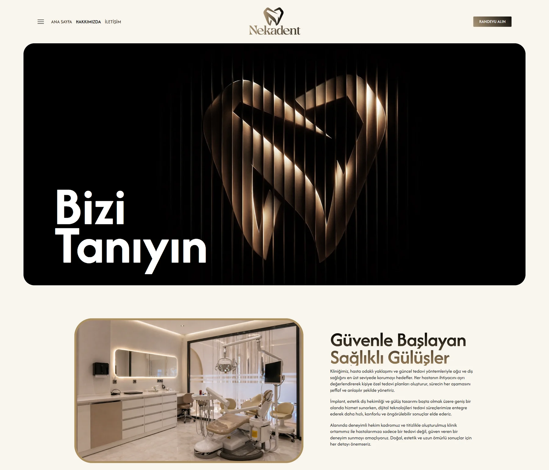 Işıkla çizilmiş bir logo