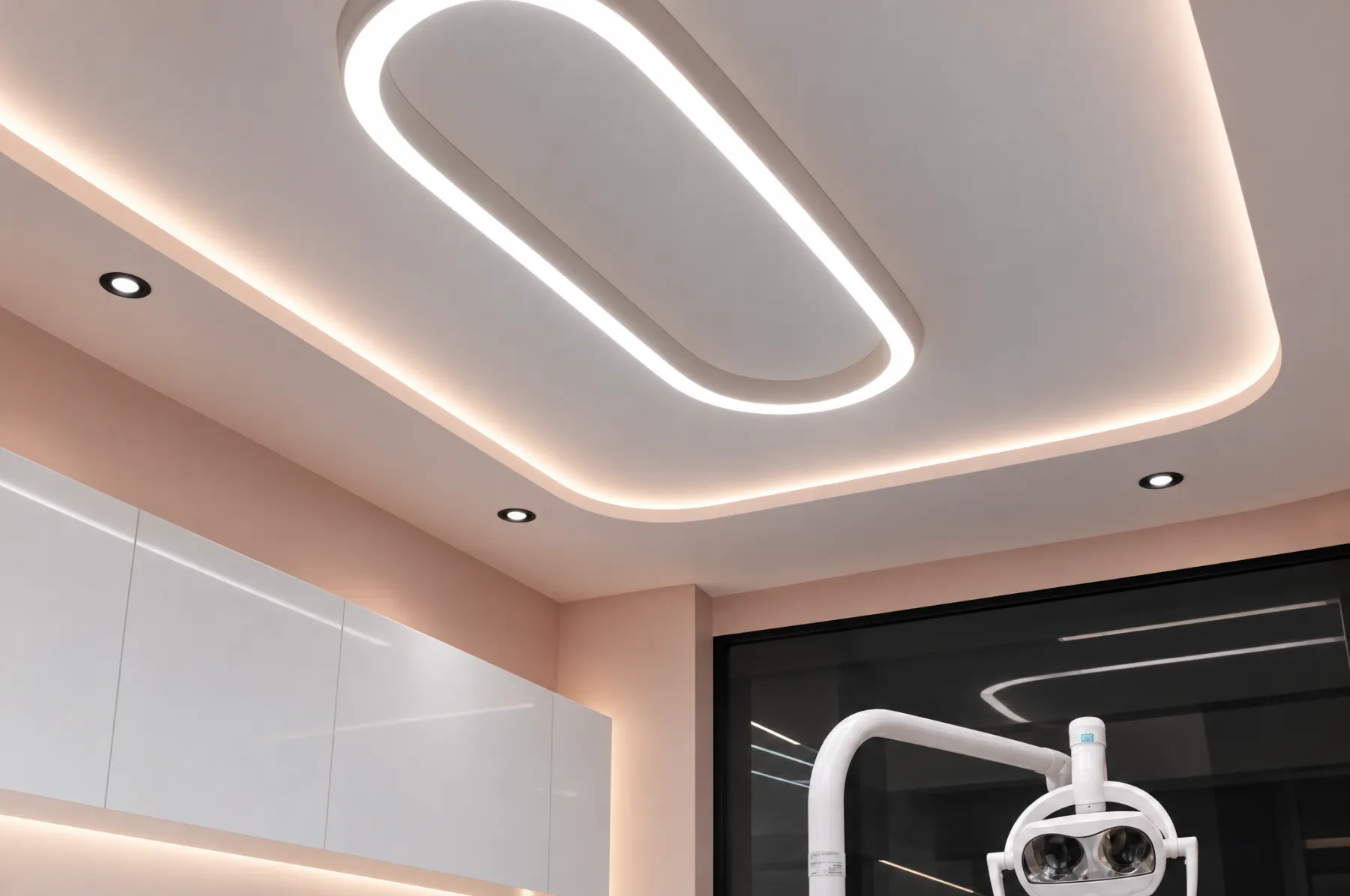 Oval LED tavan